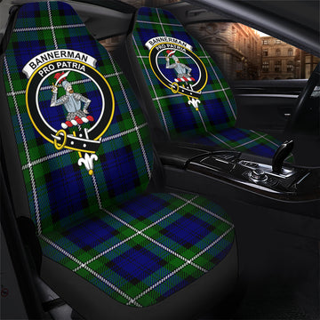 Bannerman Tartan Car Seat Cover with Family Crest - Tartan Vibes Clothing