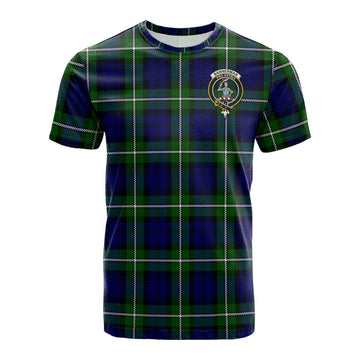 Bannerman Tartan T-Shirt with Family Crest