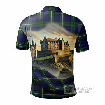 Tartan Vibes Clothing Bannerman Tartan Family Crest Polo Shirt with Scottish Ancient Castle Stype