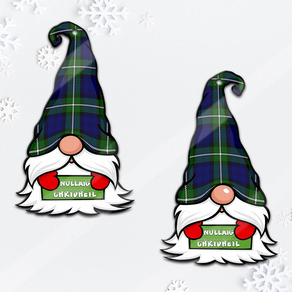 Bannerman Gnome Christmas Ornament with His Tartan Christmas Hat - Tartan Vibes Clothing
