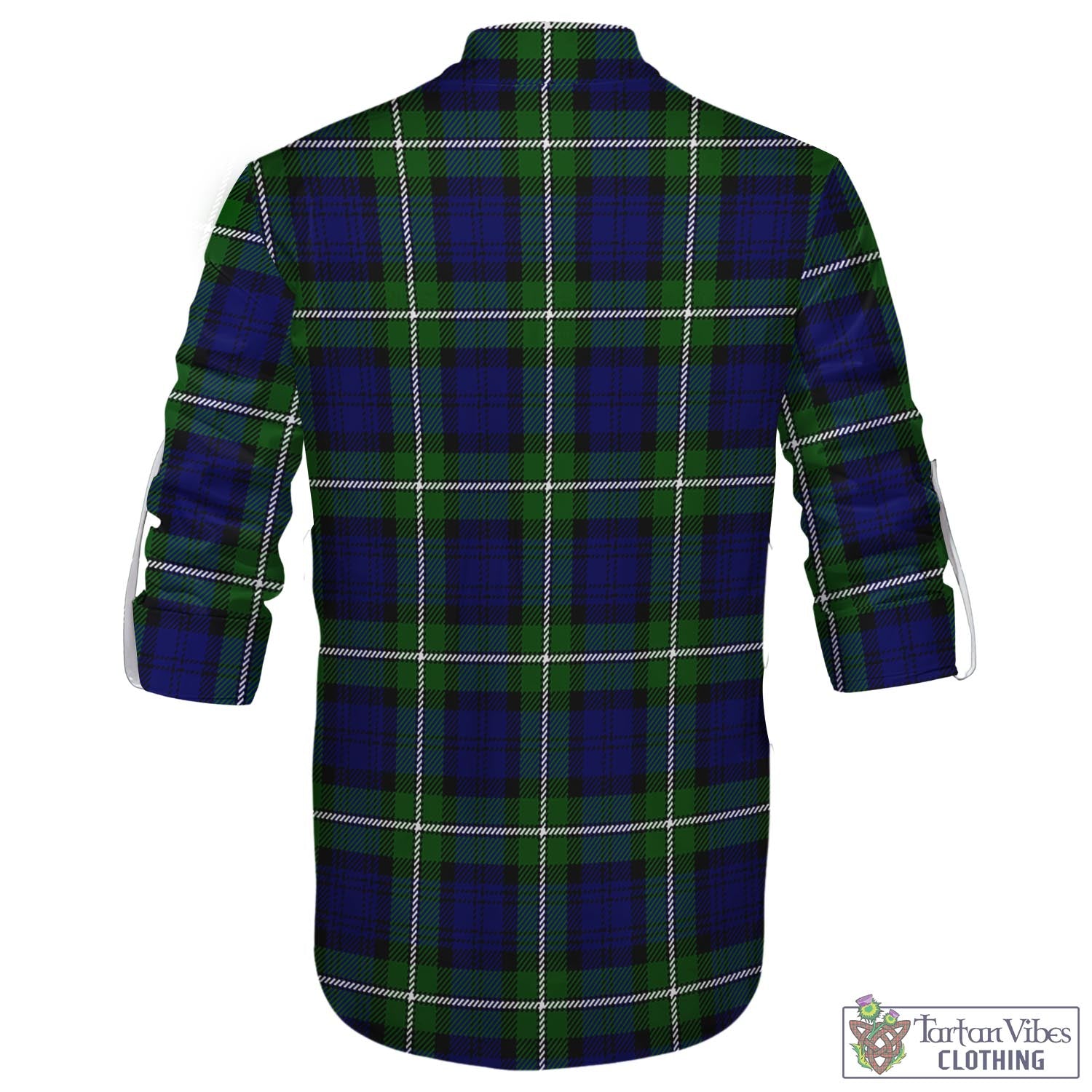 Tartan Vibes Clothing Bannerman Tartan Men's Scottish Traditional Jacobite Ghillie Kilt Shirt