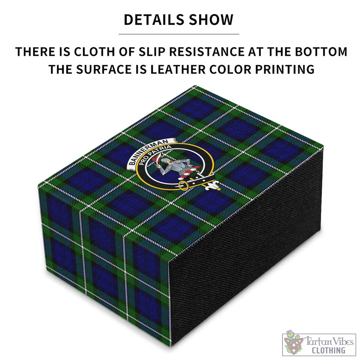 Bannerman Tartan Pen Holder with Family Crest - Tartan Vibes Clothing