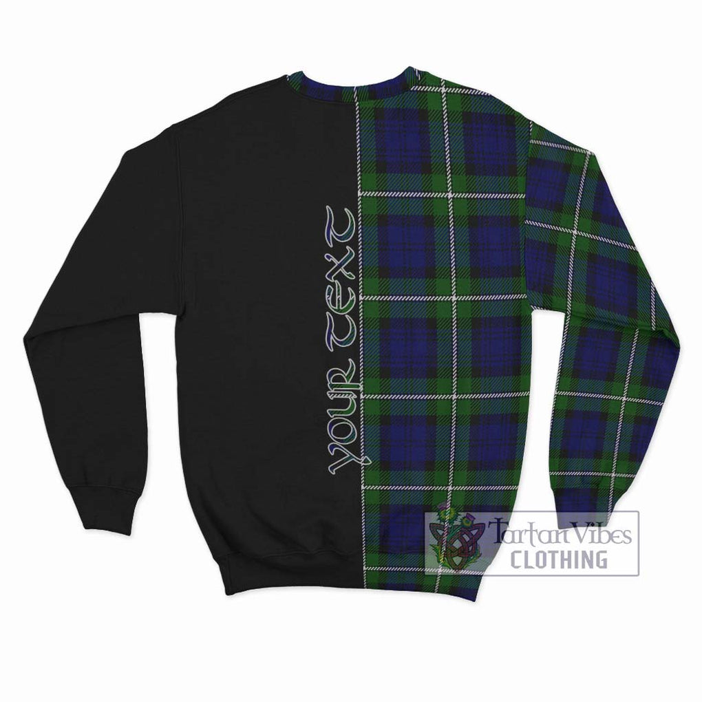 Bannerman Tartan Sweatshirt with Family Crest and Half Of Me Style - Tartan Vibes Clothing