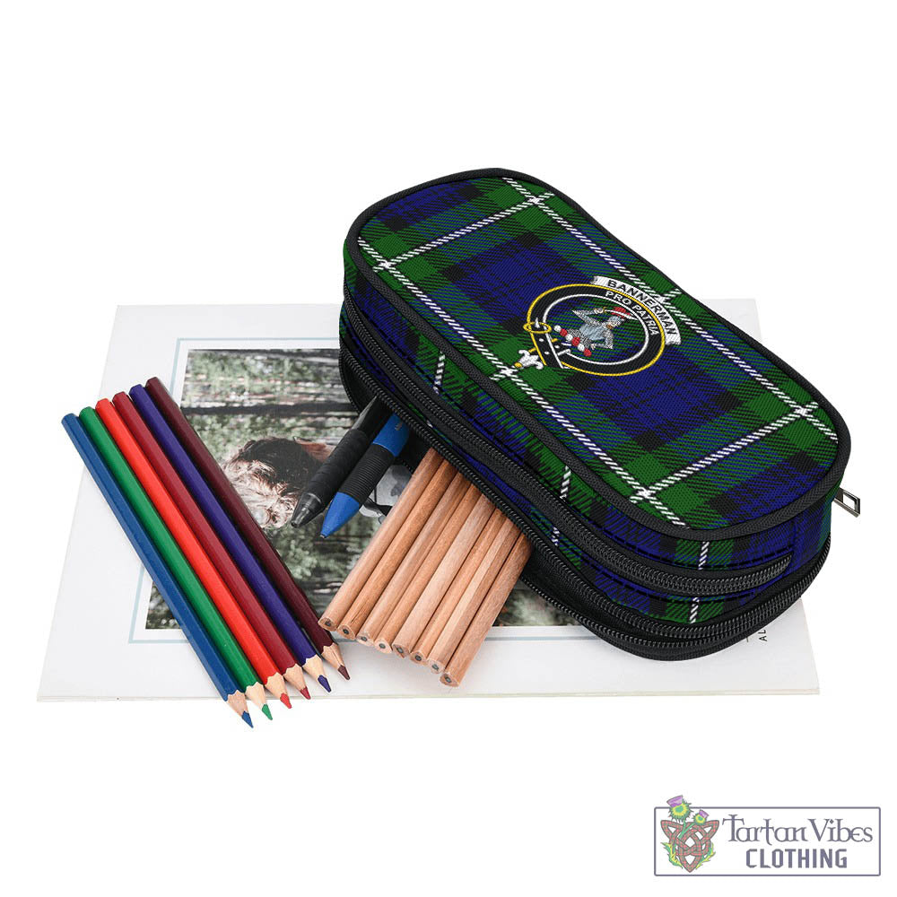 Bannerman Tartan Pen and Pencil Case with Family Crest - Tartan Vibes Clothing