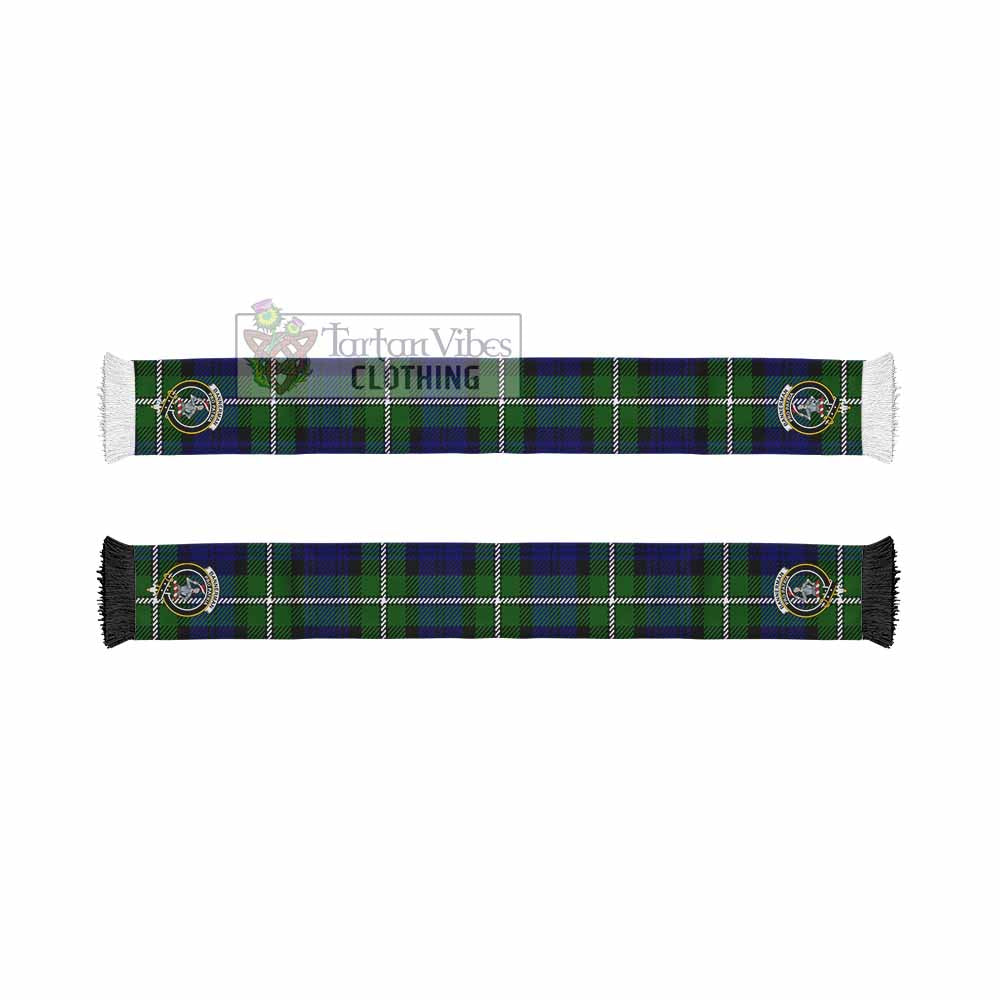 Bannerman Tartan Ruffneck Scarf with Family Crest - Tartan Vibes Clothing