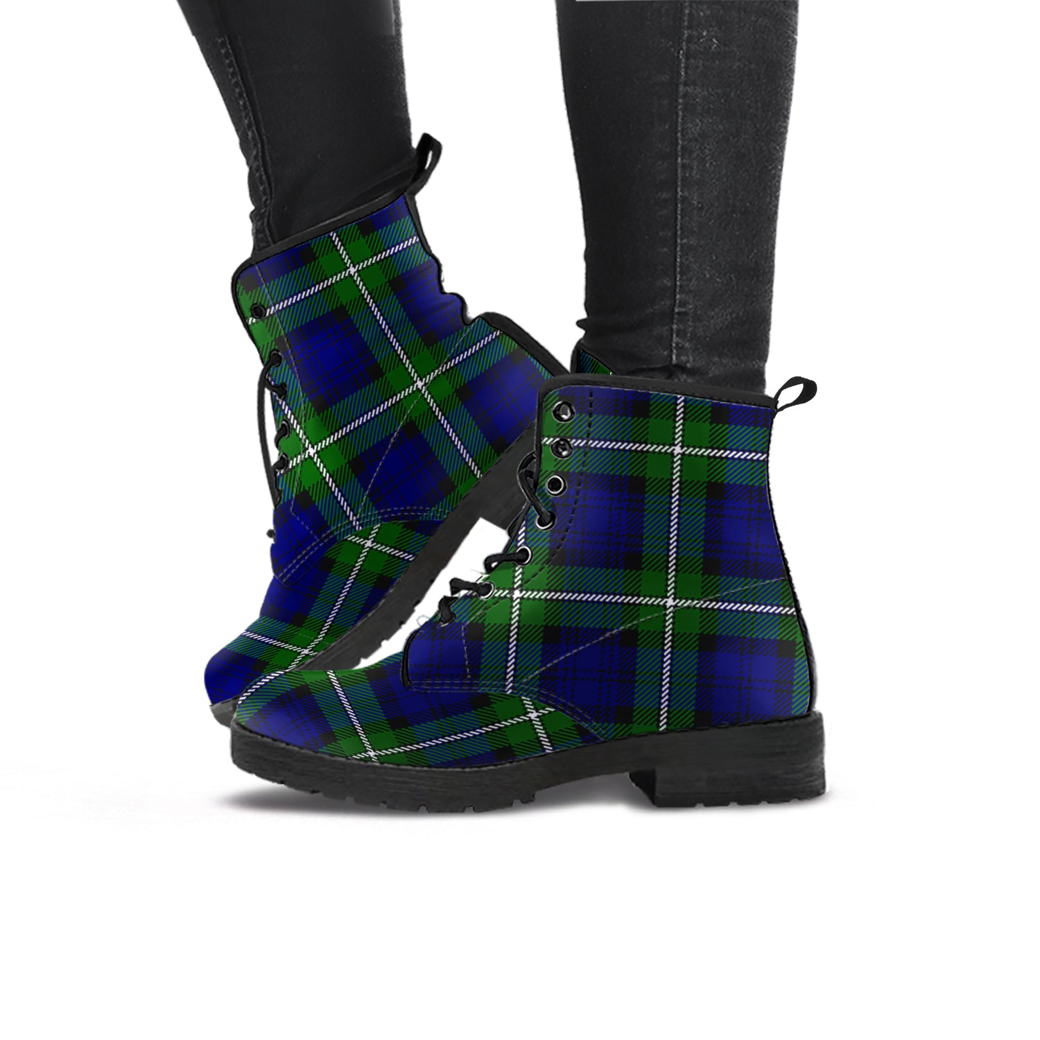 Bannerman Tartan Leather Boots - Tartanvibesclothing