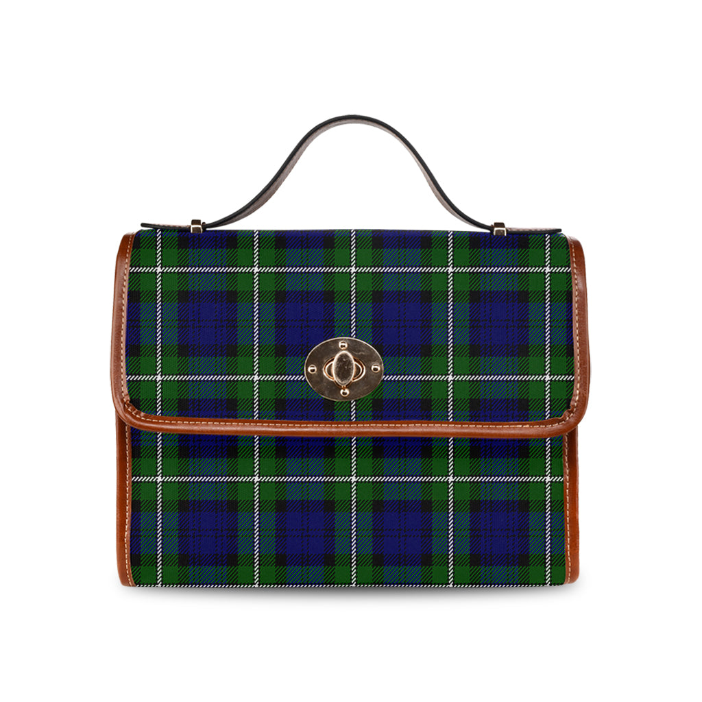 Bannerman Tartan Leather Strap Waterproof Canvas Bag - Tartanvibesclothing