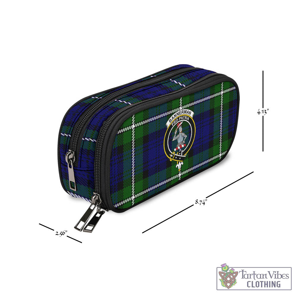 Bannerman Tartan Pen and Pencil Case with Family Crest - Tartan Vibes Clothing