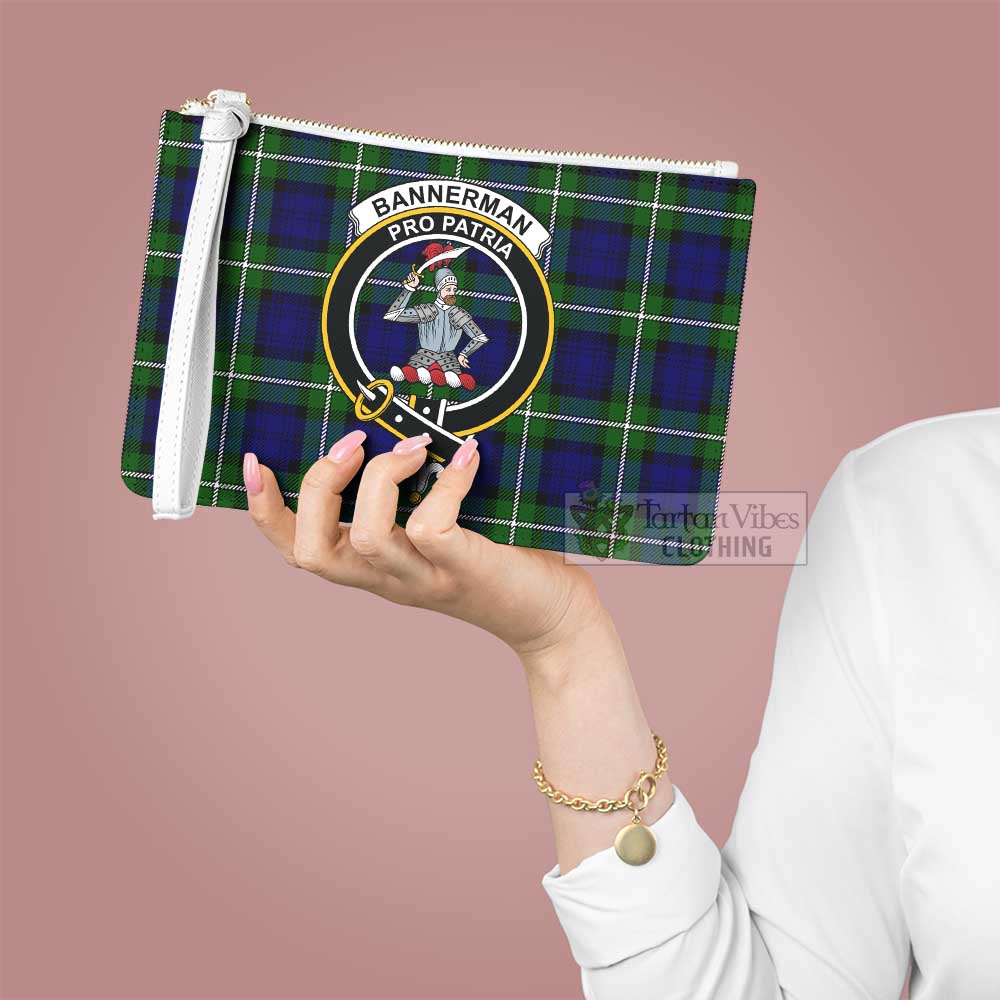 Tartan Vibes Clothing Bannerman Family Crest Tartan Clutch Bag
