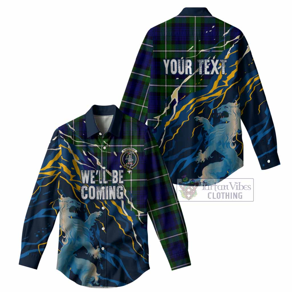 Bannerman Scotland Tartan Women Casual Shirt WC2026 Football - We'll Be Coming