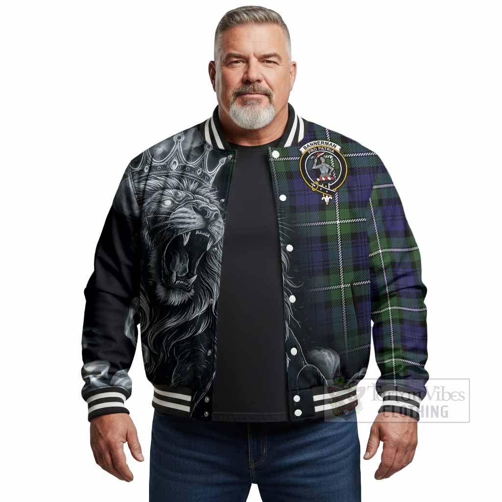 Bannerman Tartan Baseball Jacket Roaring Lion Heritage