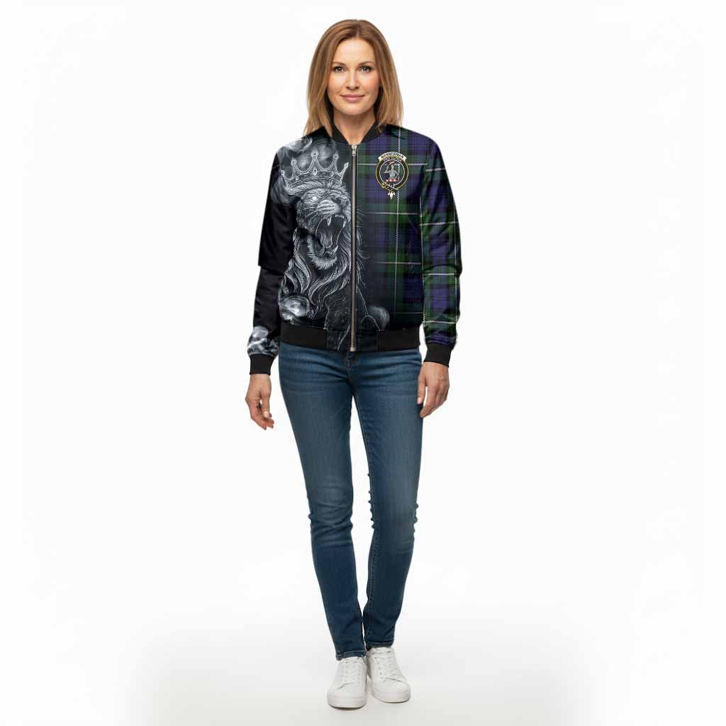 Bannerman Tartan Bomber Jacket Roaring Lion Heritage