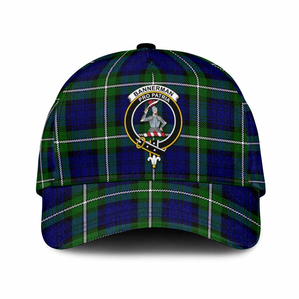 Bannerman Tartan Classic Cap with Family Crest