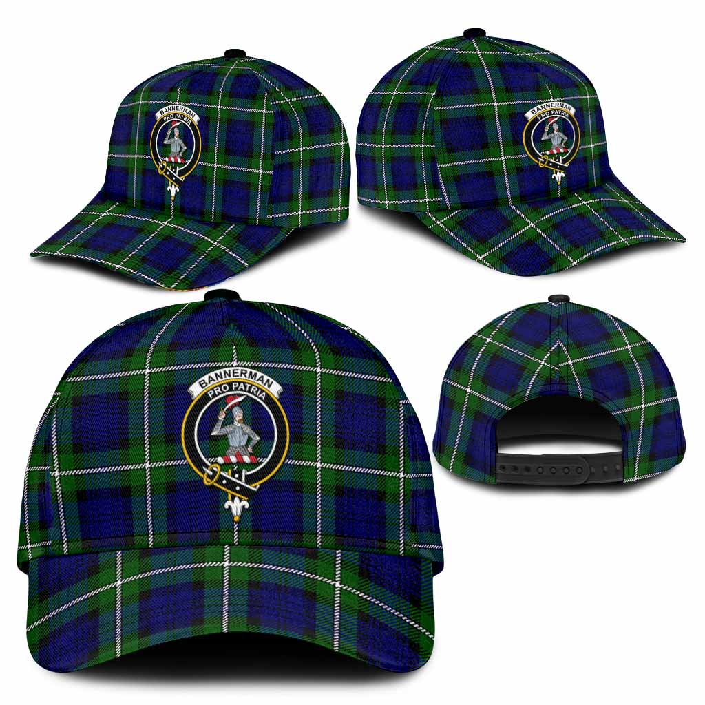 Bannerman Tartan Classic Cap with Family Crest