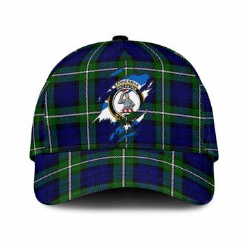 Bannerman Tartan Classic Cap with Family Crest In Me Style