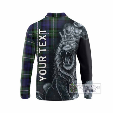 Bannerman Tartan Long Sleeve Polo Shirt Roaring Lion Heritage