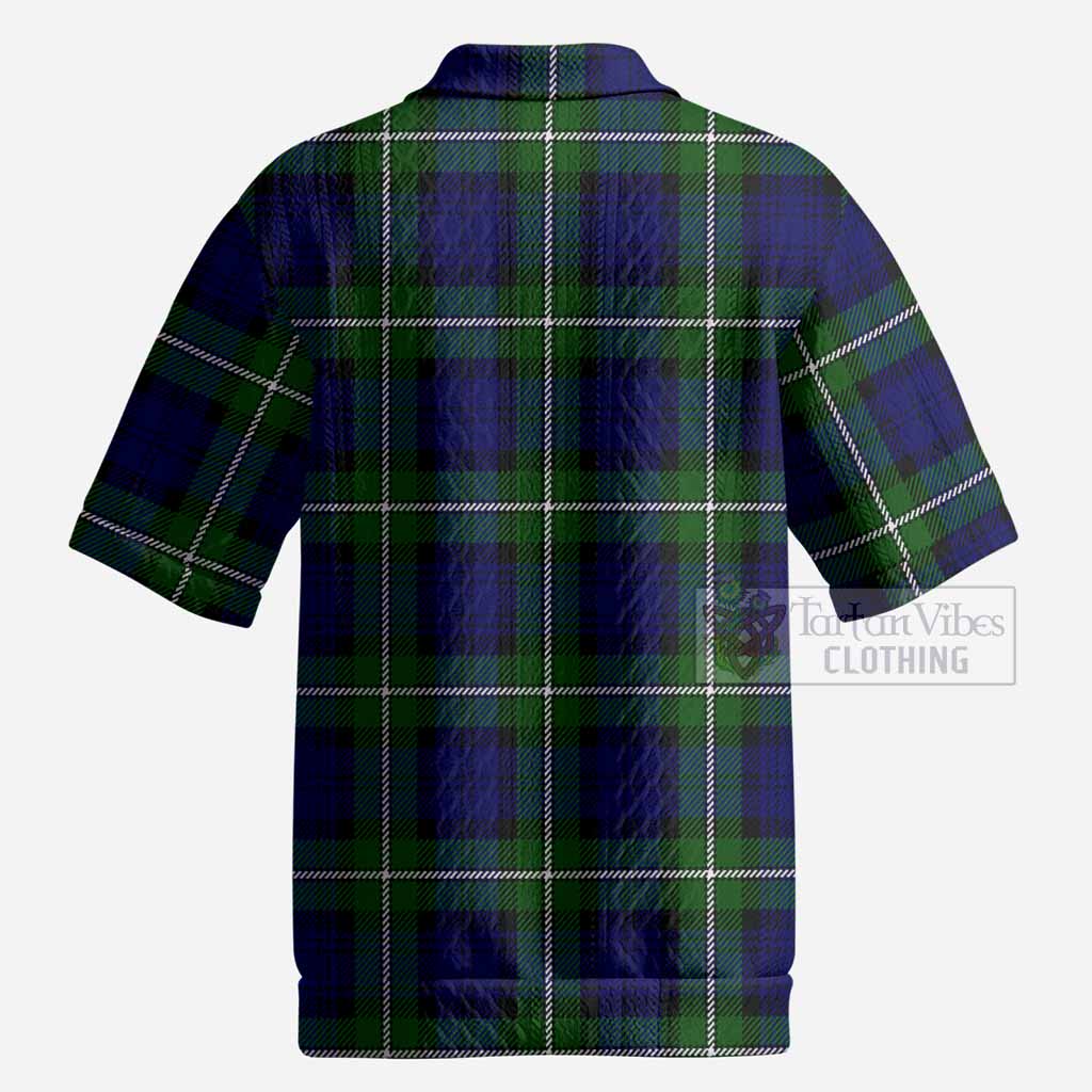 Bannerman Tartan Men’s Polo Sweater Top with Family Crest