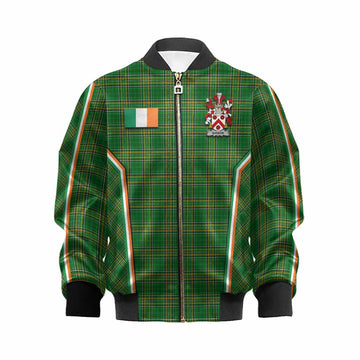 Bannon Irish Clan Coat of Arm Tartan Kid Bomber Jacket Flag Style