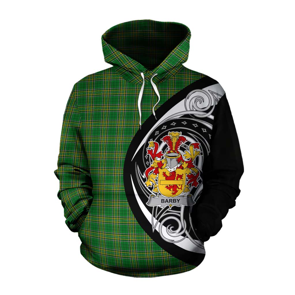 Tartan Vibes Clothing Barby Irish Clan Cotton Hoodie Celtic Circle Style