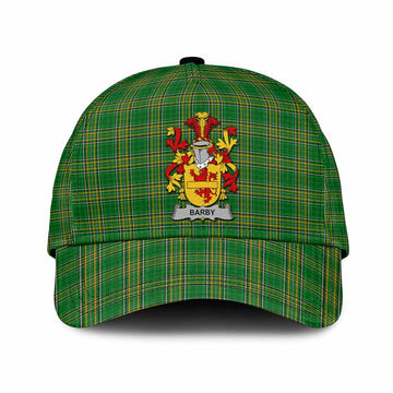 Barby Irish Clan Tartan Classic Cap with Coat of Arms