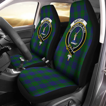 Barclay Tartan Car Seat Cover with Family Crest One Size - Tartanvibesclothing