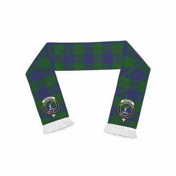 Tartan Vibes Clothing Barclay Tartan Ruffneck Scarf with Family Crest