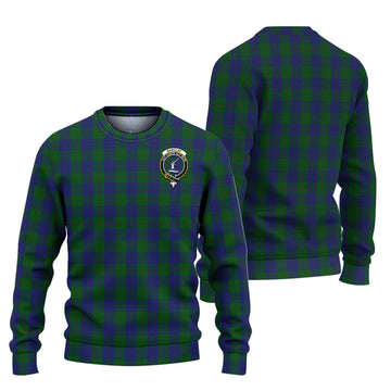 Barclay Tartan Knitted Sweater with Family Crest Unisex - Tartanvibesclothing