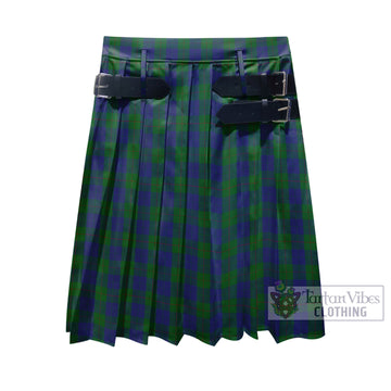 Barclay Tartan Men's Pleated Skirt - Fashion Casual Retro Scottish Kilt Style