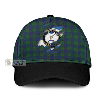 Barclay Tartan Classic Cap with Family Crest In Me Style