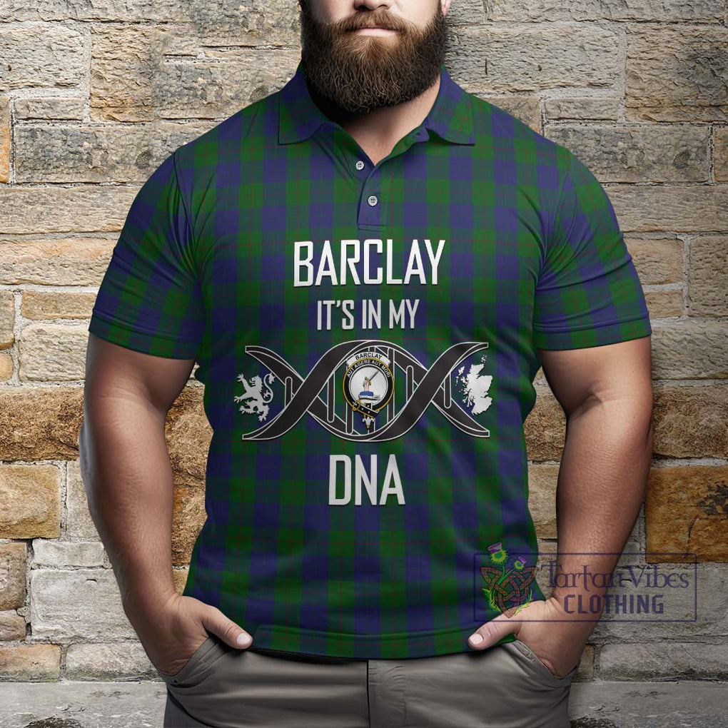 Barclay Tartan Polo Shirt with Family Crest DNA In Me Style Kid - Tartanvibesclothing Shop