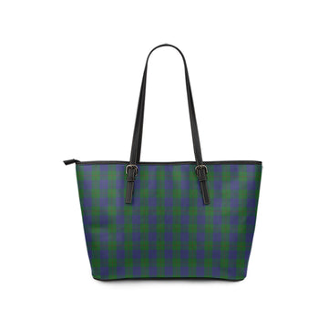 Barclay Tartan Leather Tote Bag