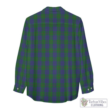 Barclay Tartan Womens Casual Shirt with Family Crest