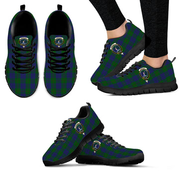 Barclay Tartan Sneakers with Family Crest
