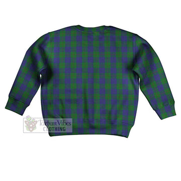Tartan Vibes Clothing Barclay Tartan Kid Ugly Sweater with Family Crest