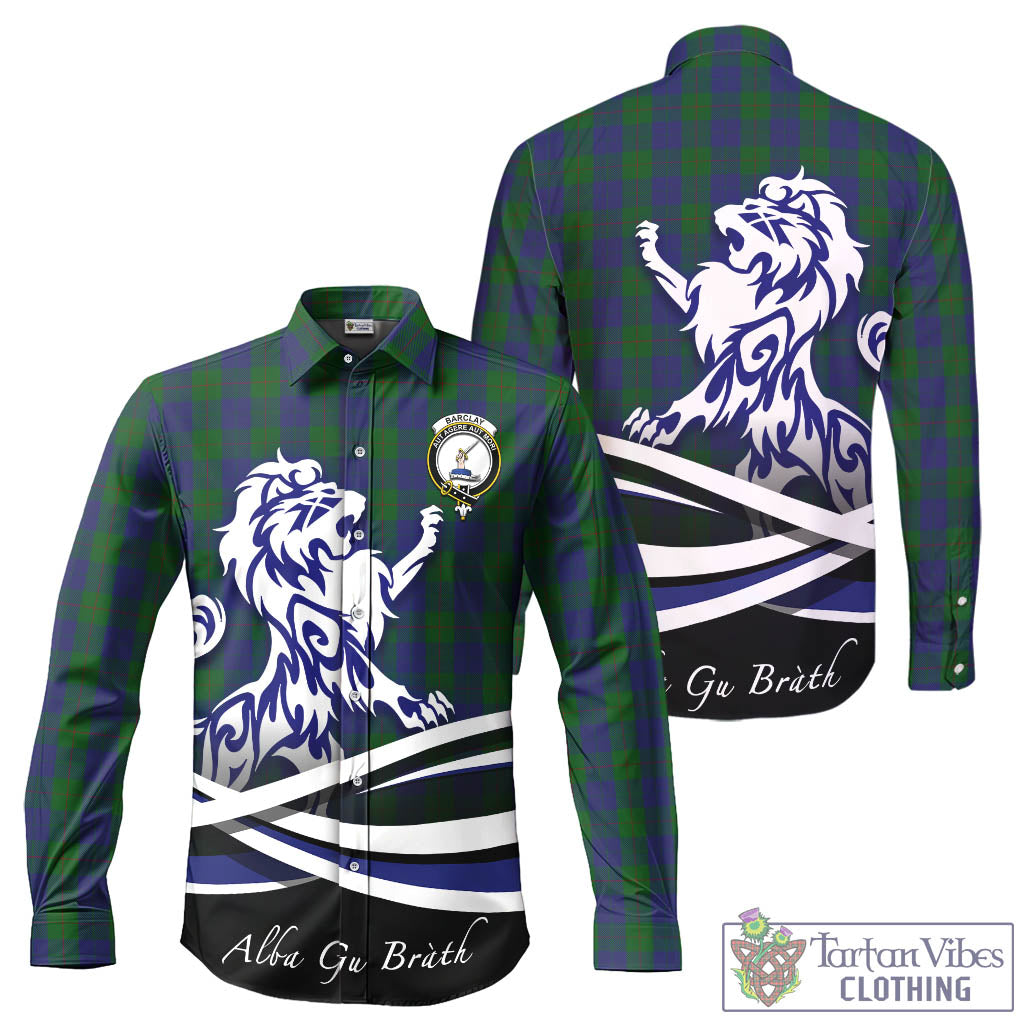 barclay-tartan-long-sleeve-button-up-shirt-with-alba-gu-brath-regal-lion-emblem