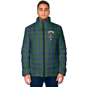 Barclay Tartan Padded Jacket with Family Crest