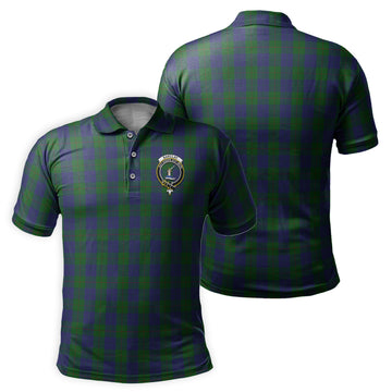 Barclay Tartan Men's Polo Shirt with Family Crest