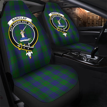 Barclay Tartan Car Seat Cover with Family Crest - Tartanvibesclothing