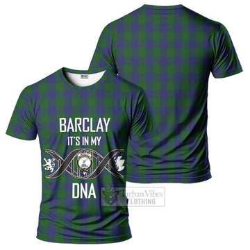 Barclay Tartan T-Shirt with Family Crest DNA In Me Style - Tartan Vibes Clothing