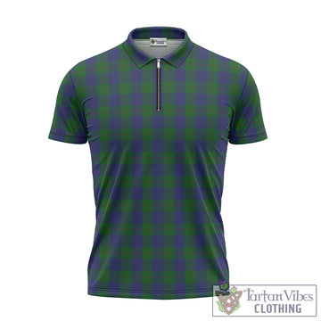 Barclay Tartan Zipper Polo Shirt