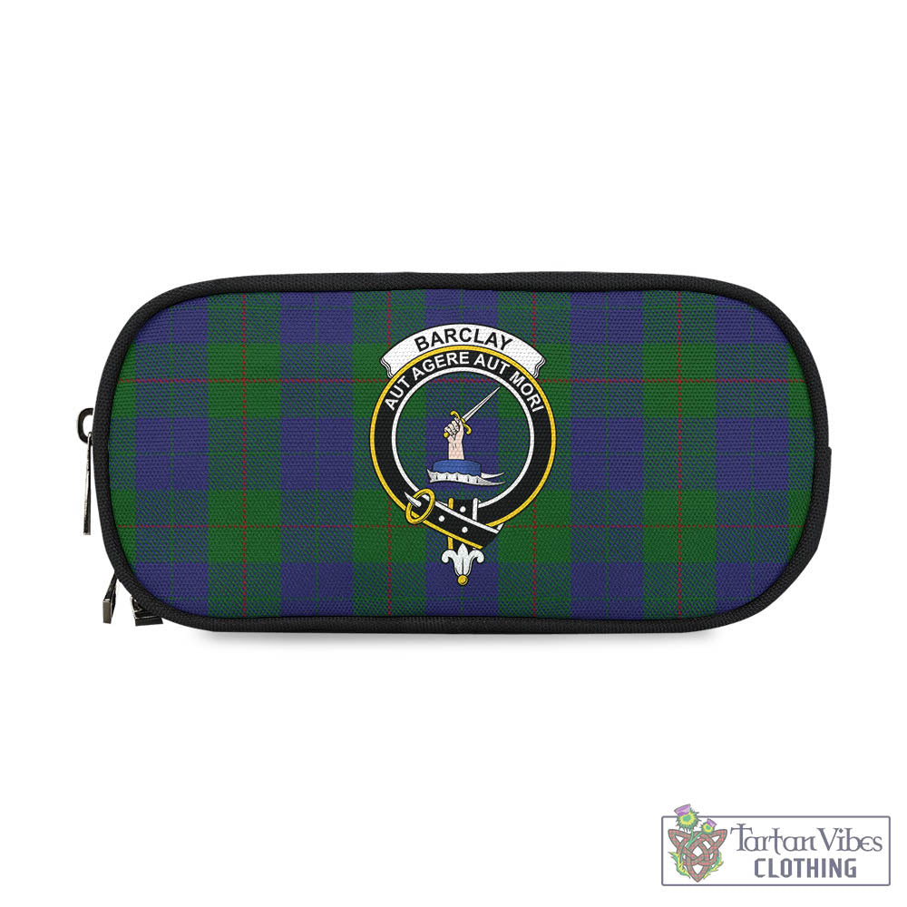 Tartan Vibes Clothing Barclay Tartan Pen and Pencil Case with Family Crest