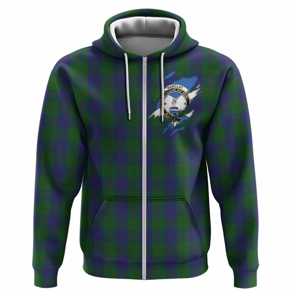 Barclay Clan Crest In Me Tartan Hoodie Scotland Flag Style