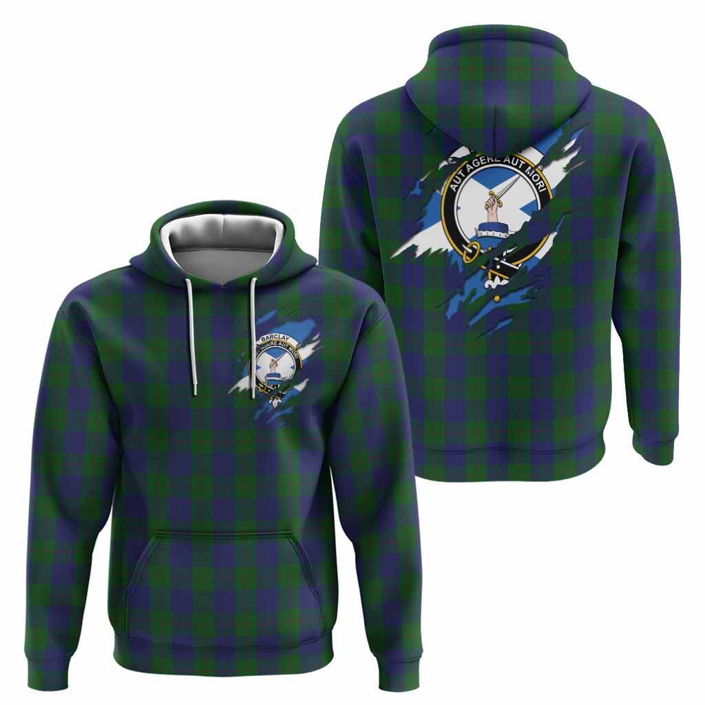 Barclay Clan Crest In Me Tartan Hoodie Scotland Flag Style