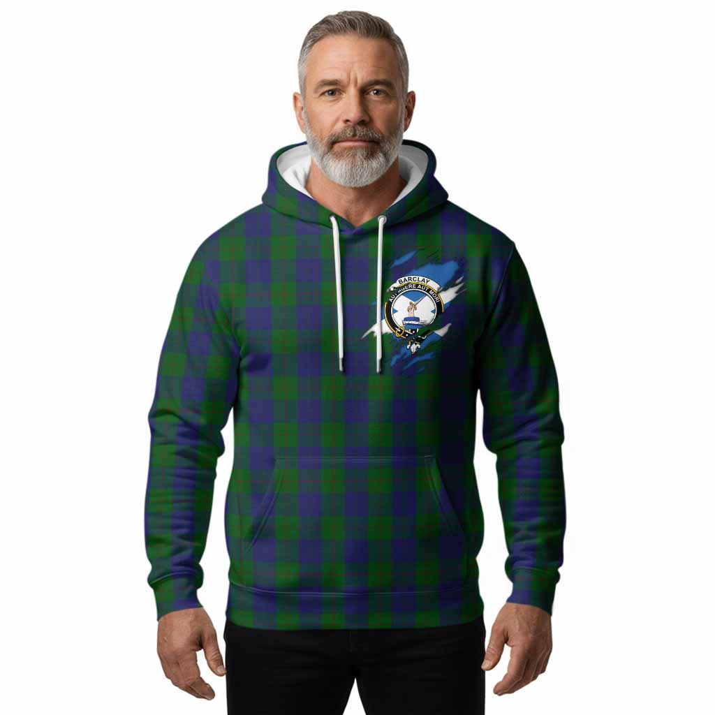 Barclay Clan Crest In Me Tartan Hoodie Scotland Flag Style