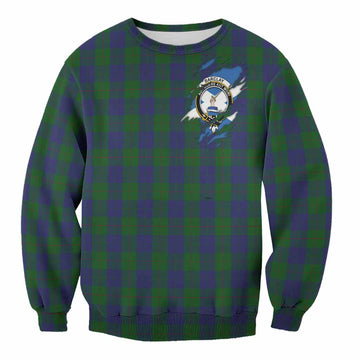 Barclay Clan Crest In Me Tartan Sweatshirt Scotland Flag Style