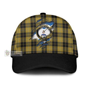Barclay Dress Tartan Classic Cap with Family Crest In Me Style