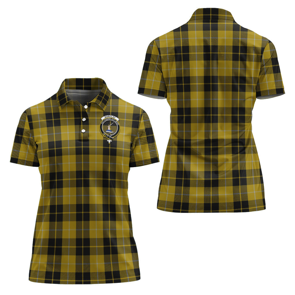 Barclay Dress Tartan Polo Shirt with Family Crest For Women Women - Tartanvibesclothing