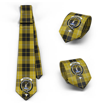 Barclay Dress Tartan Classic Necktie with Family Crest