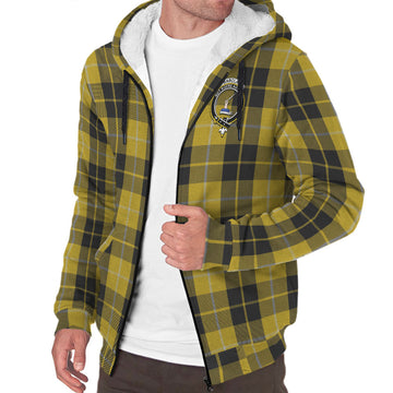 Barclay Dress Tartan Sherpa Hoodie with Family Crest
