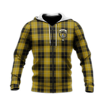 Barclay Dress Tartan Knitted Hoodie with Family Crest